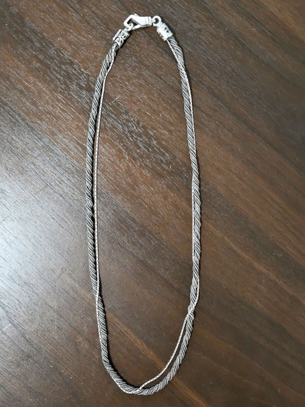 Emanuele Bicocchi Silver Rope Necklace